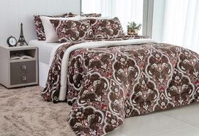 Edredom Plush Bella Enxovais Casal 1 Peça