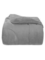 Edredom Plush Inove Flanel Touch Liso Casal