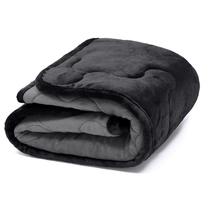 Edredom Plush para Pet Bouton Microfibra Flannel Dupla Face 80cm x 90cm Preto Edredom Plush para Pet Bouton Microfibra Flannel Dupla Face 80cm x 90cm Preto