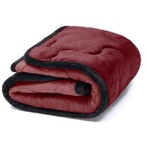 Edredom Plush para Pet Bouton Microfibra Flannel Dupla Face 80cm x 90cm Vermelho Edredom Plush para Pet Bouton Microfibra Flannel Dupla Face 80cm x 90cm Vermelho