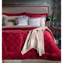 Edredom Plush Queen Evolution 235x260 Vermelho Hedrons Edredom Plush Queen Evolution 235x260 Vermelho Hedrons