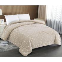 Edredom Poa - Queen Size - Dupla Face - Capetown - Sherpa - Bege - Niazitex Edredom Poa - Queen Size - Dupla Face - Capetown - Sherpa - Bege - Niazitex