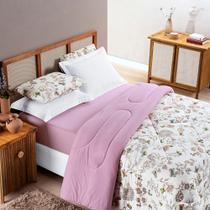 Edredom quality 100% algodao casal king 1 peça