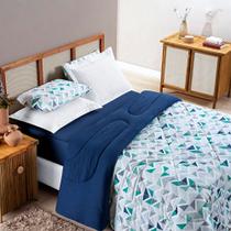 Edredom quality 100% algodao casal super king 1 peça