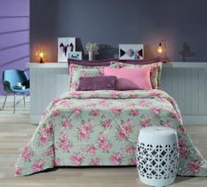 Edredom Queen 2,20x2,40 Micro Percal Coberdrom D Face Marbela