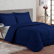 Edredom Queen 3 Peças Micro Percal 200 Fios