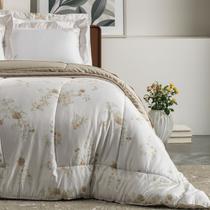 Edredom Queen 300 Fios Altenburg Floraline Acetinado