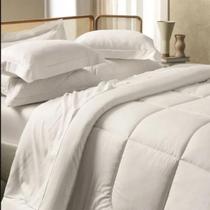 Edredom Queen 300 Fios Bossa 100% Algodão Branco Karsten Edredom Queen 300 Fios Bossa 100% Algodão Branco Karsten