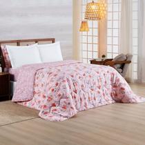 Edredom Queen 400 Fios Dupla Face Matelado com Viés Estampado 01 Peça Afeto Edredom Queen 400 Fios Dupla Face Matelado com Viés Estampado 01 Peça Afeto
