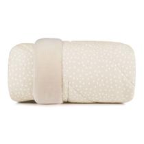 Edredom Queen Altenburg Blend Malha Bits Bege