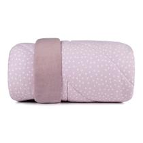 Edredom Queen Altenburg Blend Malha Bits Rosa