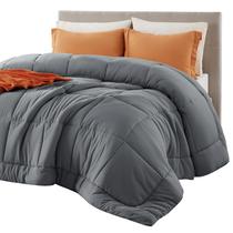 Edredom Queen Bedsure com Inserção - Acolchoado e Cinza Edredom Queen Bedsure com Inserção - Acolchoado e Cinza