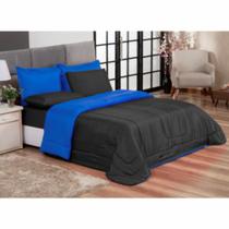 Edredom Queen Bege Aconchego Dupla Face 2,4 X 2,1 Metros Casa Dona