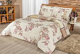 Edredom Queen Cobertor Dupla Face Estampas Luxuosa Variadas