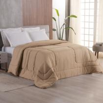 Edredom Queen Dupla Face 400 Fios Micropercal Premium Liso