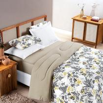 Edredom Queen Dupla Face Quality 100% Algodão, Super Macio e Confortável