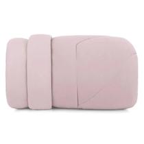 Edredom queen malha 100% algodao altenburg 2,60x 2,40m rose
