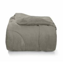 Edredom Queen Plush Sherpa Liso Sortido 240X260cm - Hedrons