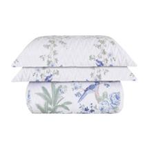 Edredom Queen Size Malai Blue C/3 Peças Cetim 300 Fios Edredom Queen Size Malai Blue C/3 Peças Cetim 300 Fios