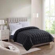 Edredom Queen Size Sweet Home Collection - Preto