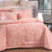 Edredom Queen Soft Charm 2,40m x 2,60m Sevenl - Rosa Serenata