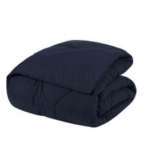 Edredom Queen Unique Dupla Face 200 Fios 1 Peça - Azul Marinho