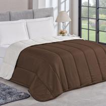 Edredom Sherpa Cobertor E Coberdrom Casal Queen Grosso Lã Edredom Sherpa Cobertor E Coberdrom Casal Queen Grosso Lã