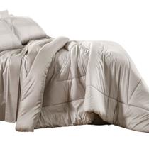 Edredom Solteiro Altenburg Lux Dupla Face Diplomata Bege 131