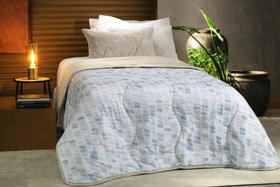 Edredom solteiro blend comfort estampado cordas 1,50m x 2,20m altenburg