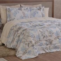 Edredom Solteiro Coberdrom Top Line Estampado Hipercal-sherpa 2 Peças - Lince