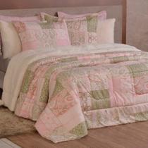 Edredom Solteiro Coberdrom Top Line Estampado Hipercal/Sherpa 2 Peças - Loire