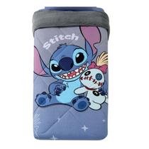Edredom Solteiro Disney Plush 1,60m X 2,40m Stitch Azul - Hedrons Edredom Solteiro Disney Plush 1,60m X 2,40m Stitch Azul - Hedrons