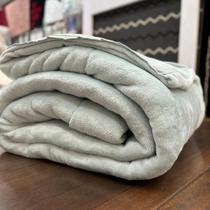 Edredom Solteiro Dupla Face Flannel Liso Andreza