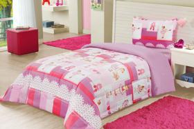 Edredom solteiro Dupla Face Kids Algodão Ballet Avulso