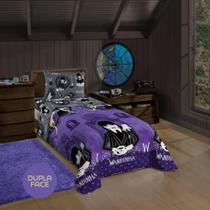 Edredom Solteiro Dupla Face Microfibra - Lepper - Estampado Wandinha Edredom Solteiro Dupla Face Microfibra - Lepper - Estampado Wandinha