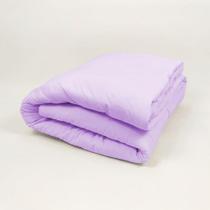 Edredom Solteiro em Malha 100% Algodão Lilás Arrumadinho Enxovais Edredom Solteiro em Malha 100% Algodão Lilás Arrumadinho Enxovais