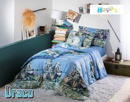 Edredom Solteiro Happy Day Infantil Dupla Face Draco Sultan
