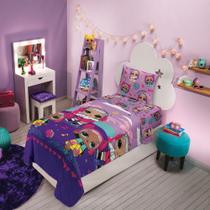 Jogo De Cama Infantil Microfibra Barbie Reino Magico 3 PÇS Lepper