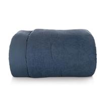 Edredom Solteiro Karsten Soft 200 Fios Catena Azul - 3768441