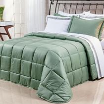 Edredom Solteiro King Pádua 2Pçs Dupla Face Tecido Egípcio