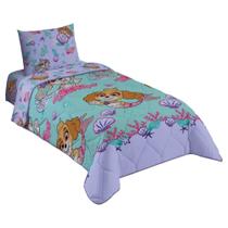 Edredom Solteiro Lepper Patrulha Canina Menina Microfibra Dupla Face Estampado Lilás Edredom Solteiro Lepper Patrulha Canina Menina Microfibra Dupla Face Estampado Lilás