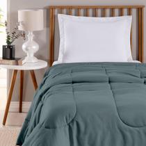 Edredom Solteiro Liso Dupla Face 240 x 180cm Criarte Juma