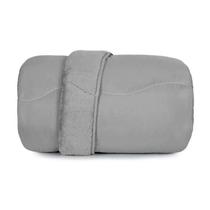 Edredom Solteiro Liso Plush Sherpa Blend Confort