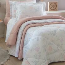 Edredom Solteiro Malha 100% Algodão Naturalle Elefante