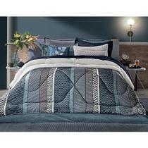 Edredom Solteiro Plush Sherpa Estampado - Hedrons
