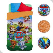 Edredom Solteiro Sherpa Estampa Patrulha Canina 1,50x2,20m Edredom Solteiro Sherpa Estampa Patrulha Canina 1,50x2,20m