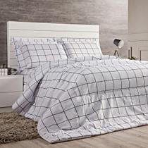 Edredom Styll King Dupla Face Quadriculado 02 Peças Edredom Styll King Dupla Face Quadriculado 02 Peças