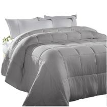 Edredom Super King Kacyumara Toque de Pétalas Prata - 355472