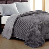 Edredom Super King Skye Canelado Cobertor Inverno Pesado