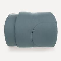 Edredom Tom Karsten Queen 200 Fios 100% Algodão 2,40 x 2,50m Cor:Azul Anoitecer